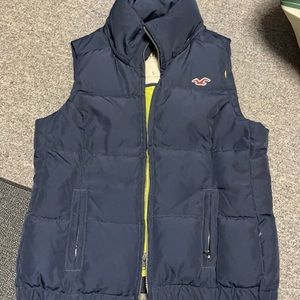 Hollister puffy vest